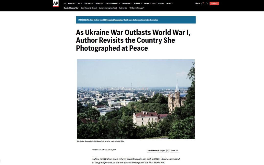 Associated Press & Major National News Outlets Feature “Ukraine at a Time of Peace”